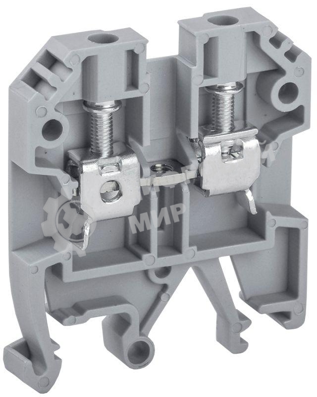 Клемма винтовая КВИ-4 мм2 серая YZN30-004-K03 IEK