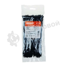 Хомут Rexant nylon 3.6 х 200 мм 100 шт черный