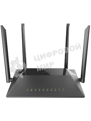 Маршрутизатор беспроводной D-Link DIR-841/RU/A1B, Wireless AC1200 Dual-Band Router with 1 10/100/1000Base-T WAN port and 410/100Base-TX LAN ports.802.11b/g/n compatible, 802.11AC up to 866Mbps,1 10/100/1000Base-T WAN port, 4