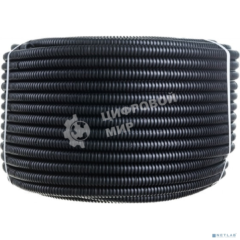 Труба гофрированная ПНД ЭРА (черный) d 16 мм с зонд. легкая 100 м (30)