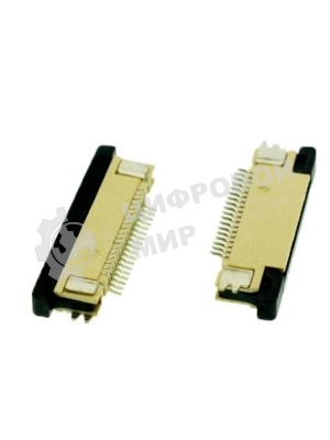 Разъем FPC Half Coverage Bottom Contact 1.0K-BX-16PWB 16 pin высота 2мм шаг 1мм