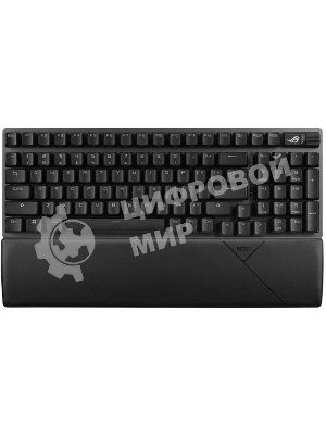 Клавиатура ASUS Strix Scope II 96 гибридная, Bluetooth, радиоканал, чёрный