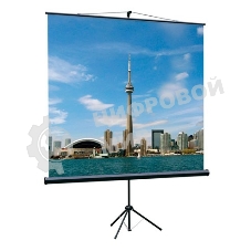 Экран на треноге Lumien 180x180 см Eco View LEV-100102 1:1 напольный рулонный