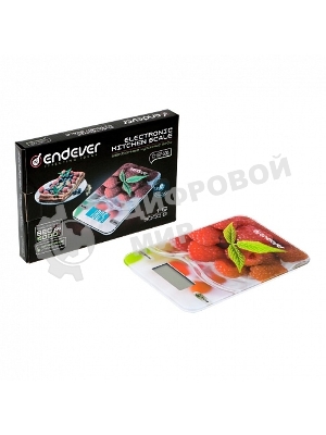 Весы кухонные Endever Chief-506 Цена деления - 1 г, Ситема мер в килограммах, граммах, ЖК дисплей.