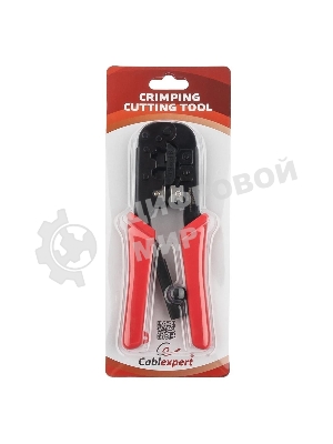 Инструмент Cablexpert T-568R, обжимной универс. с фиксатором, для витой пары и тел.линии 