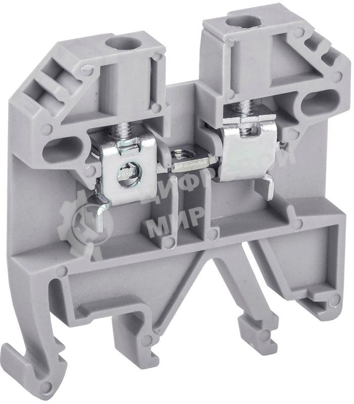 Клемма винтовая КВИ-2,5 мм2 серая (50 шт) YZN30-002-K03 IEK