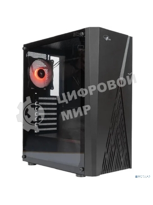 Компьютерный корпус ATX Eurocase A39 ARGb черный без БП закаленное стекло USB 3.0