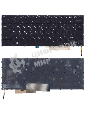 Клавиатура для ноутбука MSI GS32 GS30 GS43 GS40 черная с подсветкой