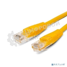 Кабель патч-корд, Filum FL-U5-C-3M-Y U/UTP 5e cat. 3м, 26AWG(7x0.16 мм), чистая медь, PVC, жёлтый
