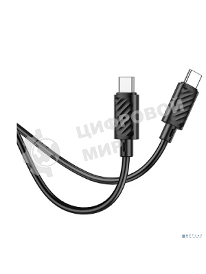 Кабель HOCO X88/ PD кабель Type-C-Type-C/ 1m/ 60W/ черный