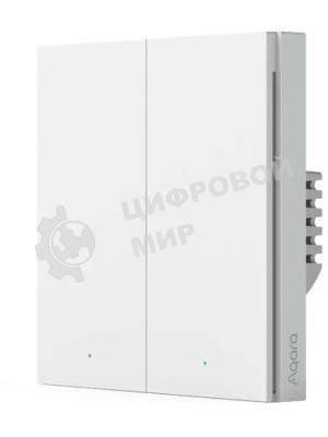 Выключатель умный Aqara Smart wall switch H1 (with neutral, double rocker) WS-EUK04