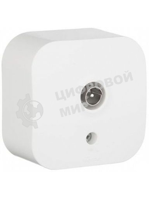 Розетка телевизионная Quteo TV БЕЛ Quteo Розетка TV БЕЛ