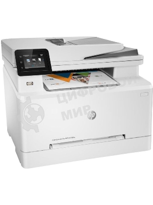 МФУ лазерное HP Color LaserJet Pro M283fdw (7KW75A), A4, цветной, печ. до 21 стр/мин., скан. до 26 стр/мин. (ч/б) 22 стр/мин. (цвет), 600 x 600 dpi (печать) 300x300dpi (скан), USB, RJ-45, Wi-Fi, Air Print, Mopria