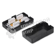 Адаптер WRline WR-CM-IDC-C5E проходн.Dual IDC кат.5E UTP бел.