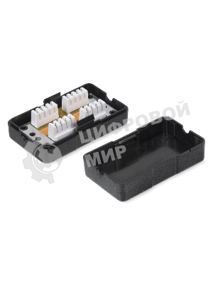 Адаптер WRline WR-CM-IDC-C5E проходн.Dual IDC кат.5E UTP бел.