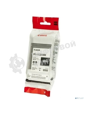 Картридж струйный Canon PFI-102MBk (0894B001) матовый черный, 130 мл., для iPF500/600/700