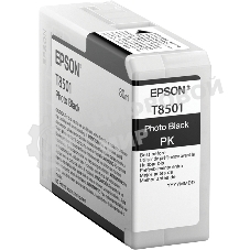 Картридж EPSON T8501 (C13T850100) черный фото (80 мл.) для SureColor SC-P800