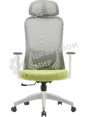 Кресло Cactus CS-GMC515-GYGN серый, сетка, подголовник