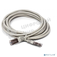 Кабель патч-корд Filum FL-F5-5M F/UTP 5e cat. 5м, 26AWG(7x0.16 мм), омедненный алюминий (CCA), PVC, серый