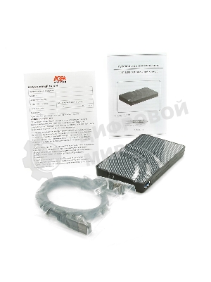 Внешний корпус для HDD AgeStar 3UB2P SATA пластик/алюминий серебристый 2.5