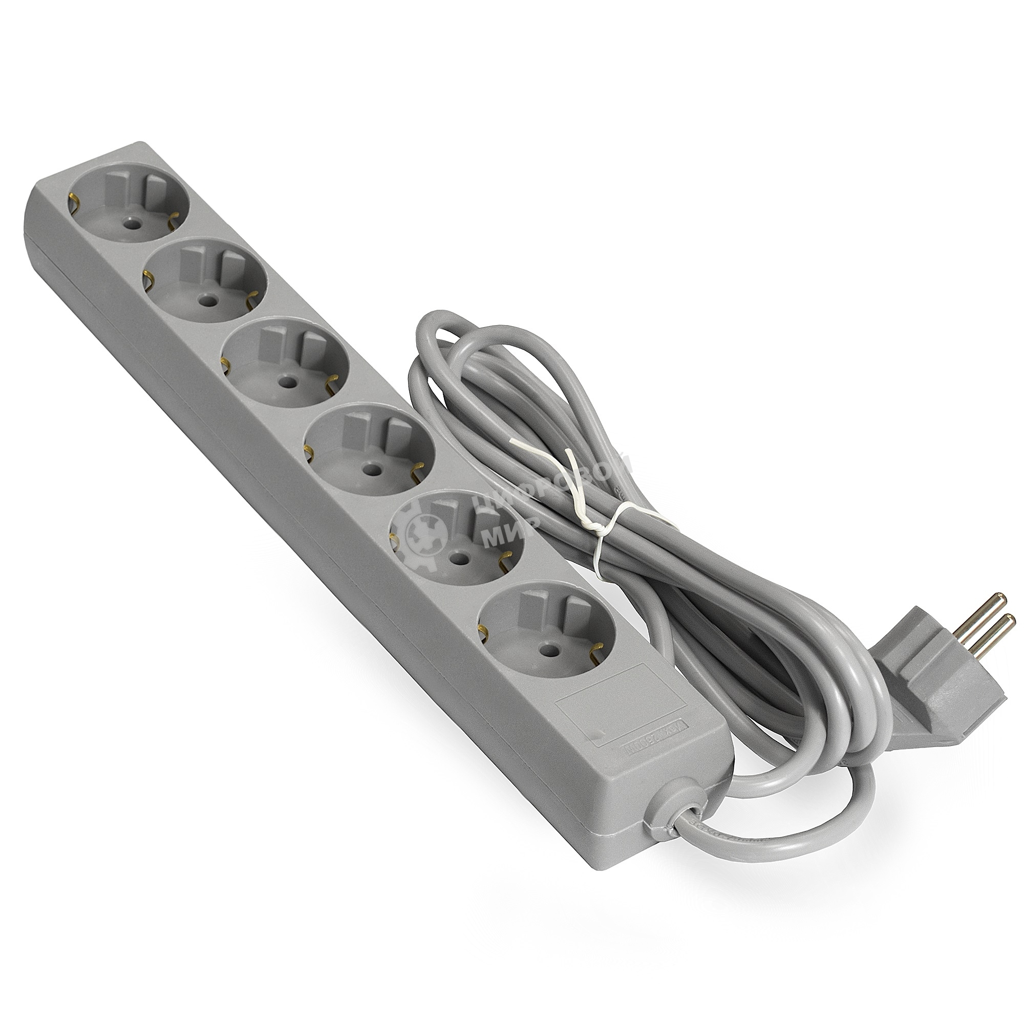 Сетевой фильтр ExeGate EX285835RUS ECE-6-5G (6 евророзетки с заземлением, 5 м, серый)