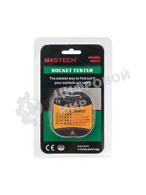 Тестер розеток MS6860D MASTECH