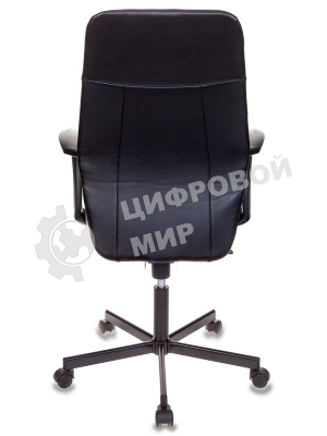 Кресло Бюрократ CH-605/BLACK черный, экокожа, 120 кг, механизм качания