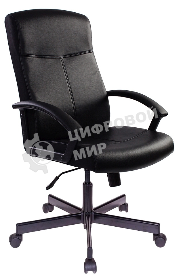 Кресло Бюрократ DOMINUS-BL черный, экокожа