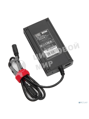 Адаптер для ноутбуков STM Dual DLU90, 90W, EU AC power cord& Car Cigaratte Plug, USB(2.1A)