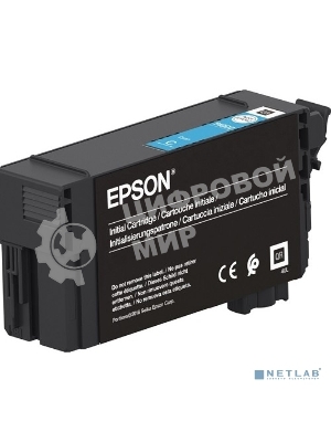 Картридж струйный голубой повышенной емкости T40D240 для SureColor SC-T3100/T3100N/T5100/T5100N