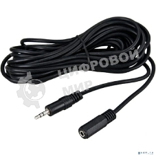 Шнур Rexant Стерео 3,5мм гнездо - Стерео 3,5мм штекер, 5м