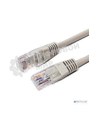 Кабель патч-корд, Filum FL-U6-0.5M U/UTP 6 cat. 0.5м, 26AWG(7x0.16 мм), омедненный алюминий (CCA), PVC, серый