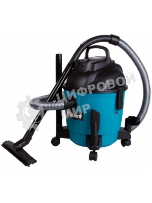 Пылесос строительный Bort BSS-1218 91272256 1200 Вт, вместимость 18 л, 26,5 л/сек, 6,3 кг, набор аксессуаров 7 шт