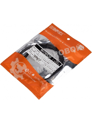 Кабель USB (m)-Lightning (m) 1м черный