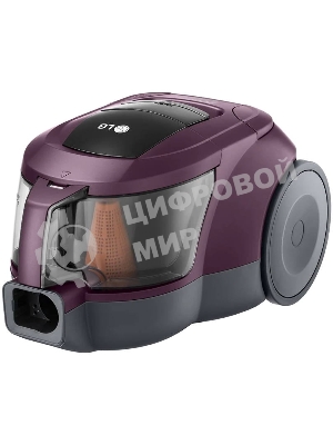 Пылесос LG VC5420NHTCW фиолетовый, 380/2000 Вт, уборка сухая, пылесборник контейнер 1.3 л