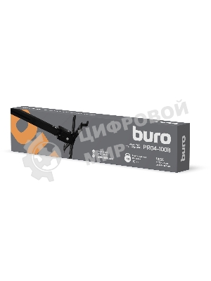 Кронштейн для проектора Buro PR04-100B черный макс.20кг потолочный поворот и наклон