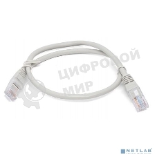 Кабель патч-корд, Filum FL-U6-0.5M U/UTP 6 cat. 0.5м, 26AWG(7x0.16 мм), омедненный алюминий (CCA), PVC, серый
