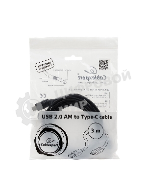 Кабель Cablexpert CCP-USB2-AMCM-10 USB2.0 AM/USB3.1TypeC, 3м, 