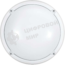 Светильник LED 71 623 OBL-R1-12-4K-WH-IP65-LED-SNRV 12Вт 4000К IP65 (оптико-акустич. датчик) ОНЛАЙТ