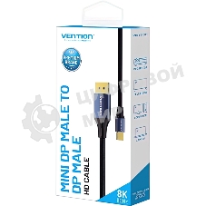 Кабель Vention DisplayPort v1.4 20M/Mini DP M - 1.5м