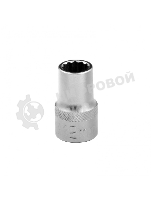 Головка торцевая Stels 12 мм, 12-гранная, CrV, под квадрат 1/2