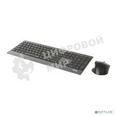Клавиатура + мышь Rapoo 9500M клав:черный мышь:черный USB беспроводная Bluetooth/Радио slim 18892