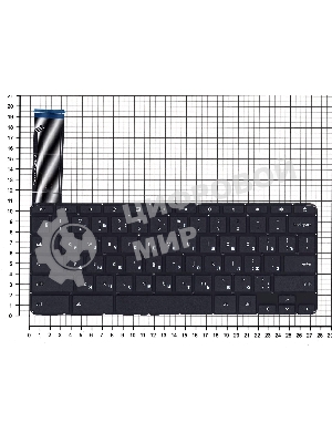 Клавиатура для ноутбука HP Chromebook 14 G3 G4 14-2000 14-ak 14-q черная