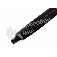 Трубка термоусадочная Rexant 20.0/10.0 1м черный