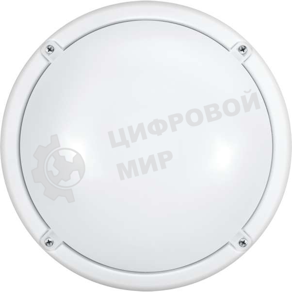 Светильник LED 71 622 OBL-R1-7-4K-WH-IP65-LED-SNRV 7Вт 4000К IP65 (оптико-акустич. датчик) ОНЛАЙТ