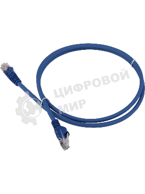 Патч-корд LANMASTER LAN-PC45/U6-2.0-BL вилка RJ-45-вилка RJ-45 Cat.6 2м синий LSZH (уп.:1шт)