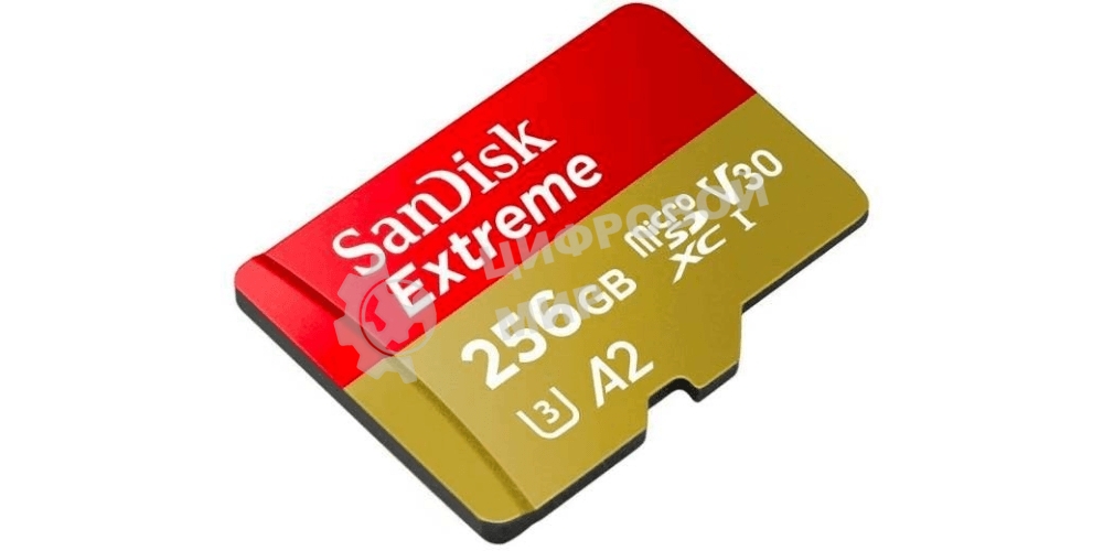 Флеш карта microSD 256Gb SanDisk microSDXC Class 10 UHS-I A2 C10 V30 U3 Extreme 190MB/s