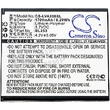 Аккумулятор CS-LVA258SL BL253 для Lenovo A2010,A1000 3.7V, 1700mAh, 6.29Wh