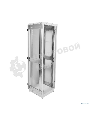 Шкаф телеком. напольный 42U (600x1000) дверь перфориров. 2 шт. (ШТК-М-42.6.10-44АА) (3 коробки)
