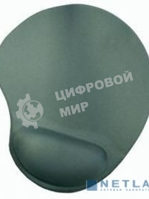 Коврик для мыши Buro гелевый, зеленый, 230х205х25
